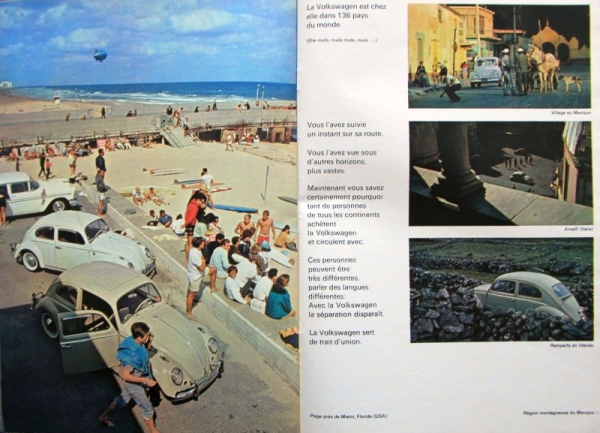 Volkswagen Modelprogram 1966 Carbrochure (7744)